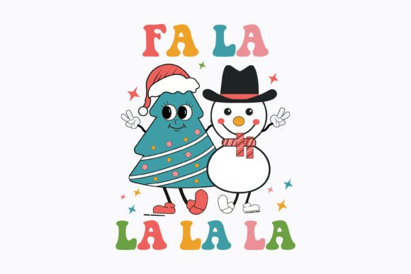 Christmas Fa La La La La Retro Svg Review