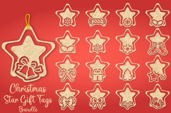 Christmas Star Gift Tag Bundle SVG Review