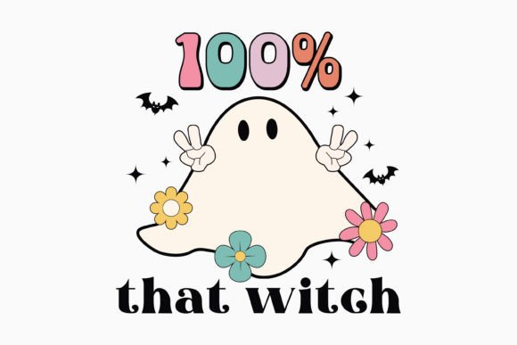 Halloween 100 That Witch Retro Svg Review