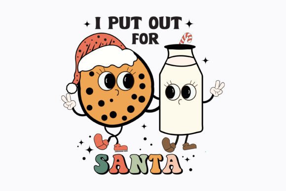 I Put out for Christmas Retro Design