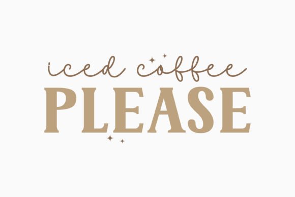 Iced Coffee Please Retro Coffee Svg Review