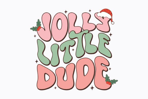 Jolly Little Dude Christmas Retro Svg Review