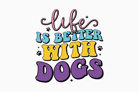 Life is Better with Dogs Retro Svg: A Designer's Real-World Review