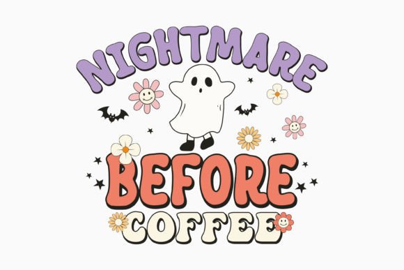 Nightmare Before Coffee Halloween Retro