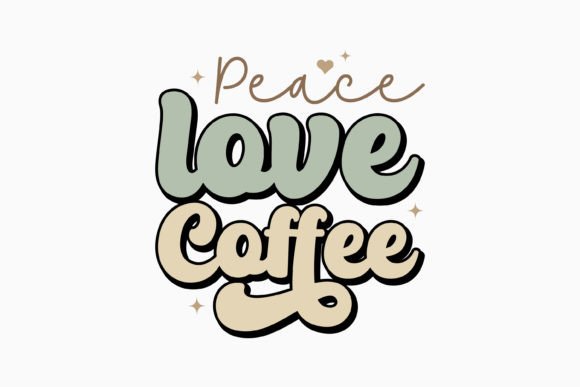 Peace Love Coffee Retro Coffee Svg Review