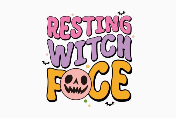 Resting Witch Face Halloween Retro Review